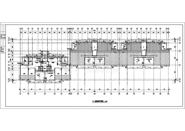 某小区11层住宅给排水设计图-图二