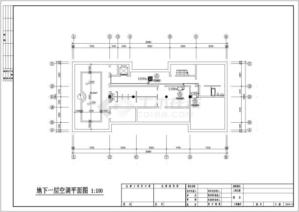 某办公综合楼VRV空调设计施工图-图一