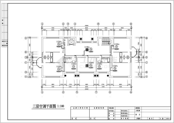 某办公综合楼VRV空调设计施工图-图二