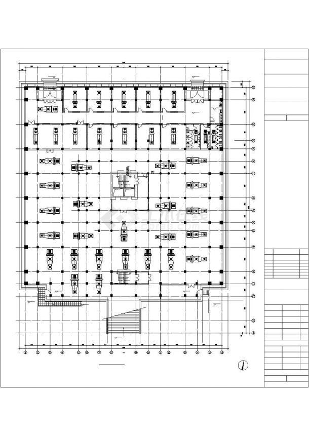 [北京]大空间办公楼中央空调系统设计图纸-图二