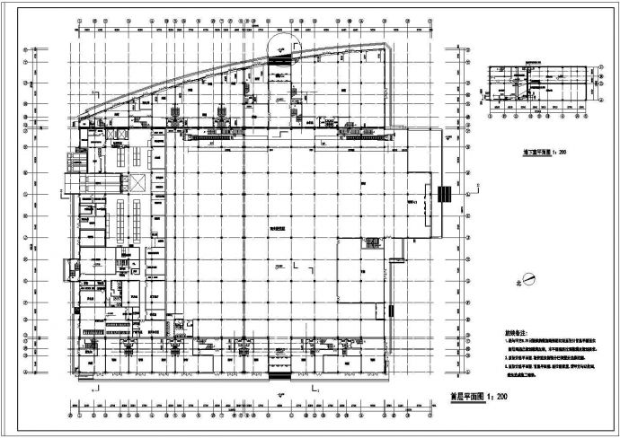 超市装修设计CAD图纸（含效果图）_图1