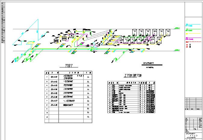 【江苏】某三层工艺小型给水系统CAD图纸_图1