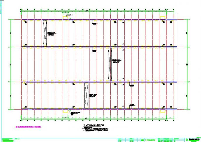 某地安华公司钢结构工程CAD设计施工图_图1