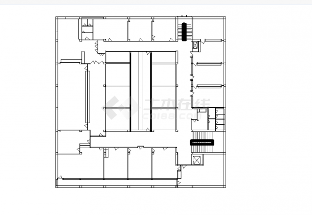 某地法拉斯住宅CAD图纸-图二