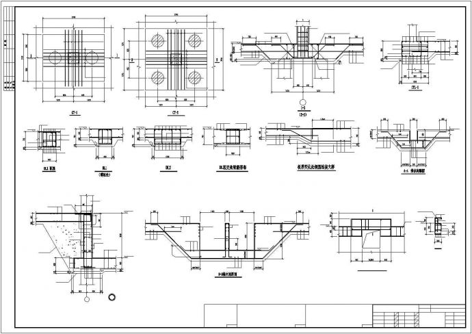 地下室结构CAD参考图_图1