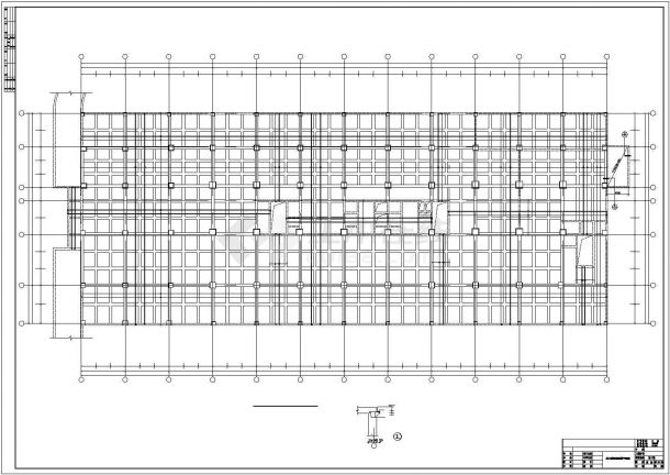 青岛某框剪大厦剖面CAD参考图-图二