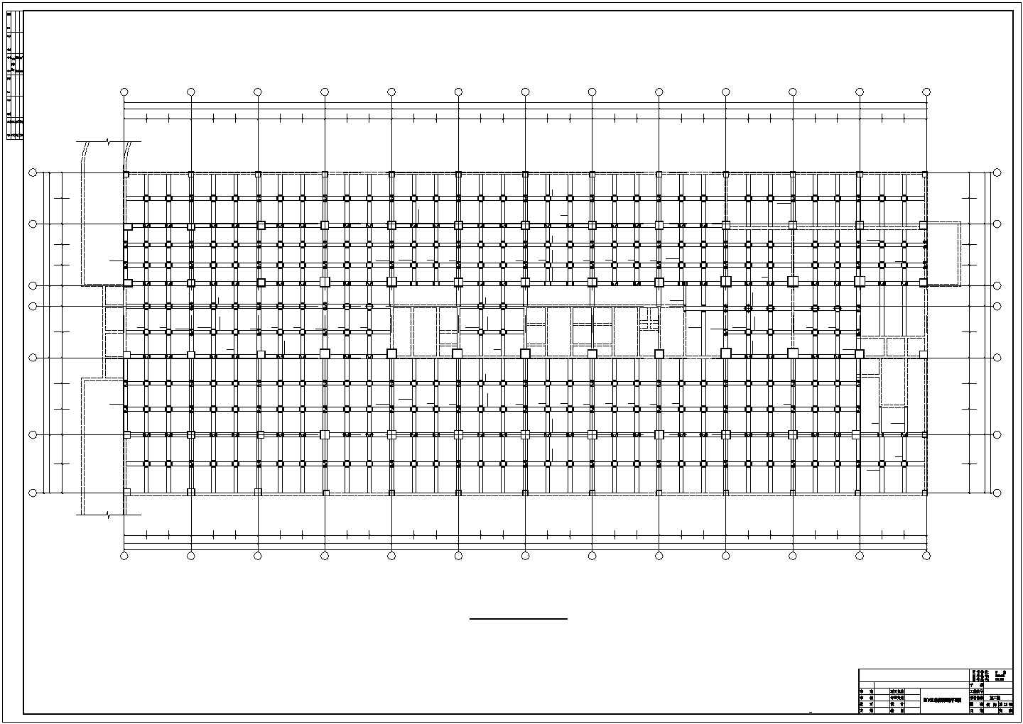 青岛某框剪大厦剖面CAD参考图