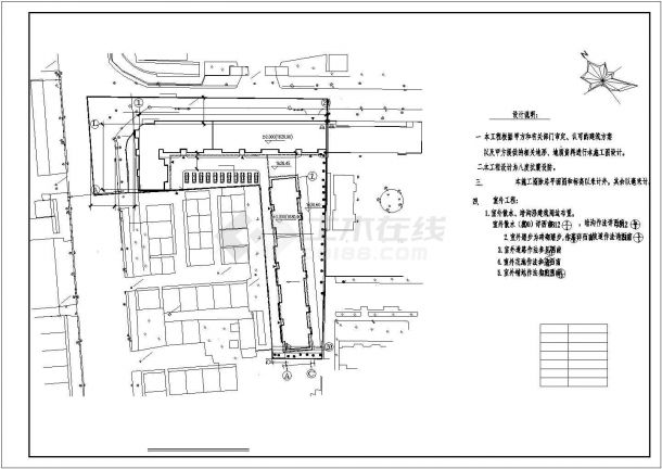 某红塔区水利小区住宅建筑设计施工CAD图-图一