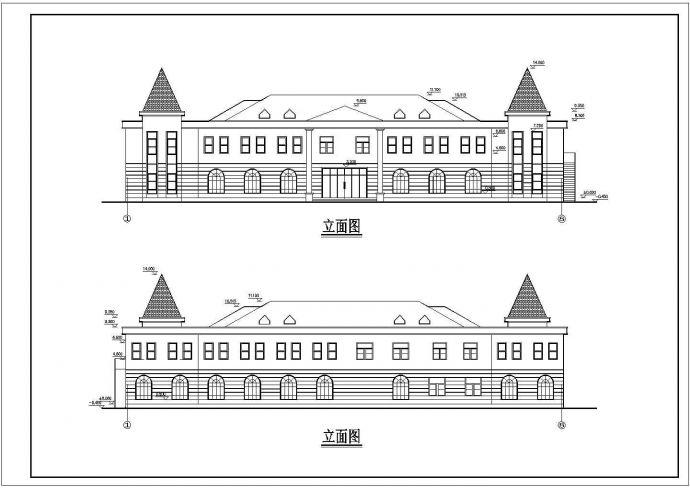 【安徽省】芜湖市某实验楼建筑设计图纸_图1