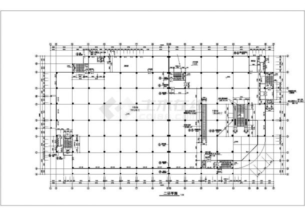 商业大厦建筑施工图集-图二