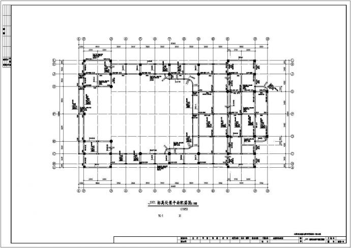 某基督教徒教堂结构CAD规划参考图_图1