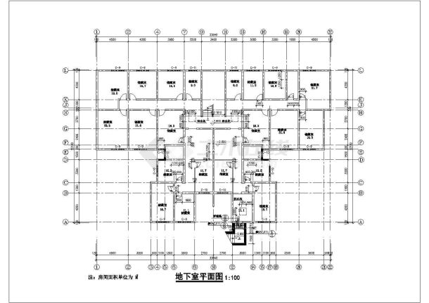 一套六层住宅楼简单的建筑图-图二