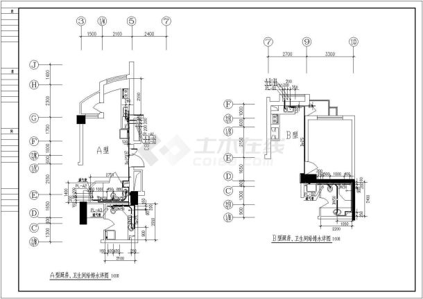 某二十四层商住楼给排水施工图-图二