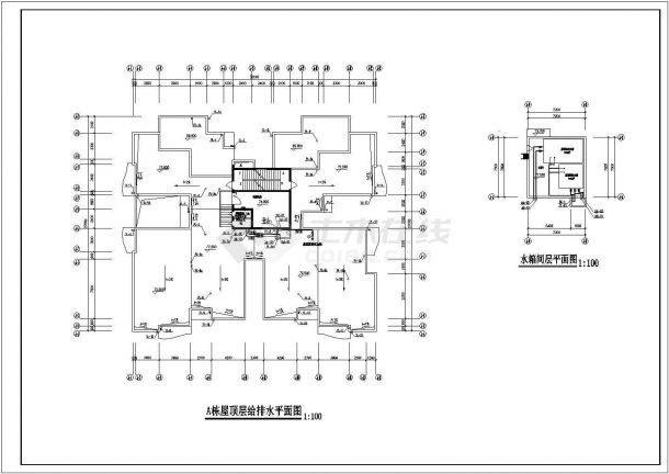 某二十五层高层住宅给排水施工图-图二