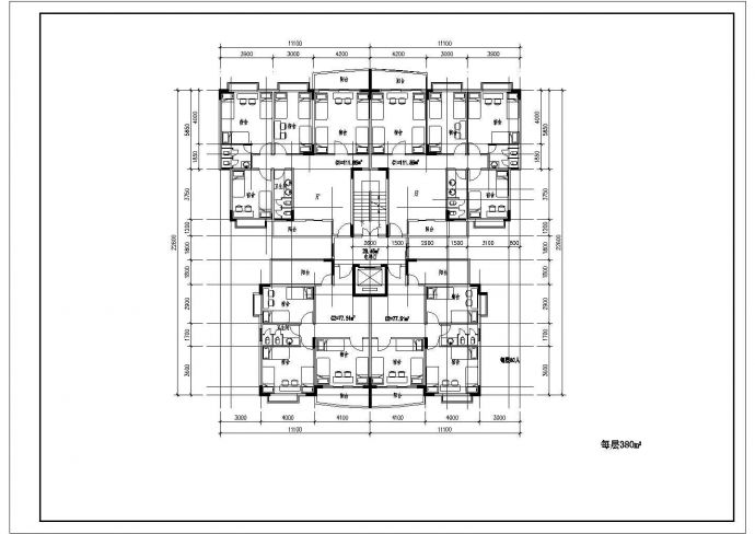 多套小户型住宅设计方案图_图1