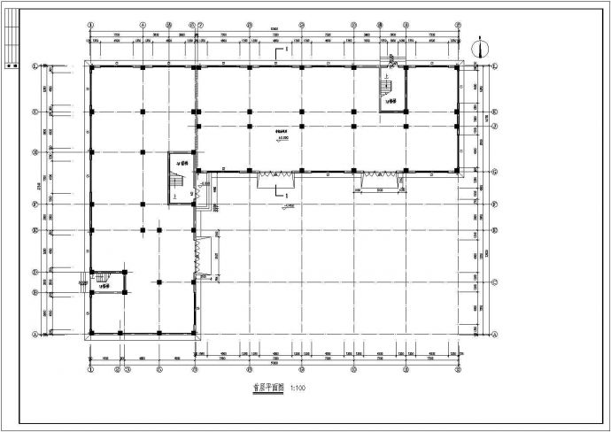 某地区多层宿舍楼建筑设计图（共14张）_图1