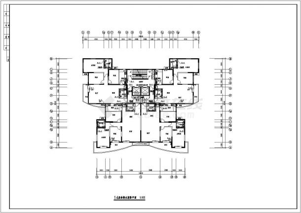 某花园G1号楼室内给排水及消防设计图-图二