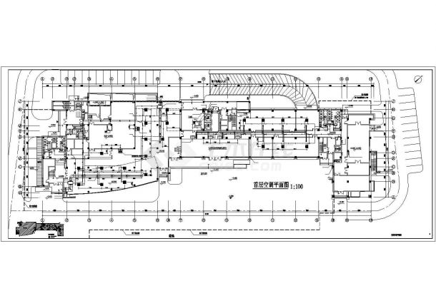 [东莞]后勤服务楼多联机空调系统设计施工图-图一