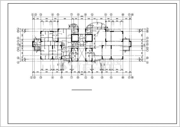 某地高档住宅设计CAD图纸-图一