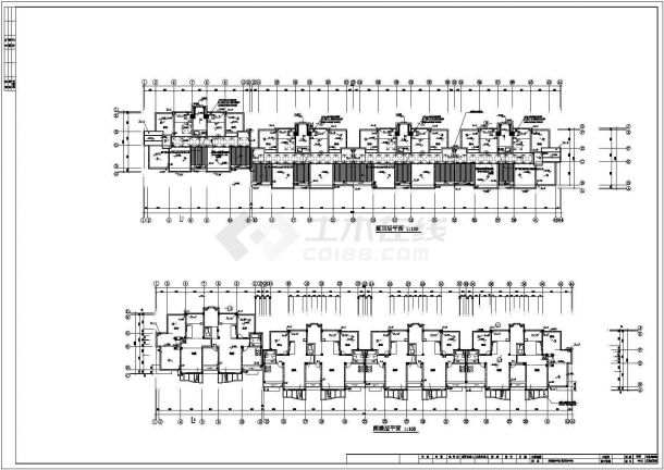 多层住宅楼给排水施工设计CAD参考详图-图一