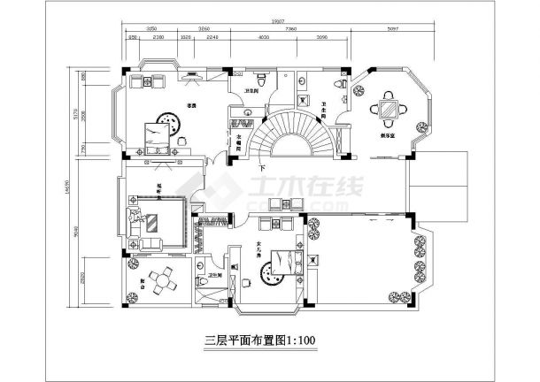 某市区的别墅室内设计方案规划参考图-图二