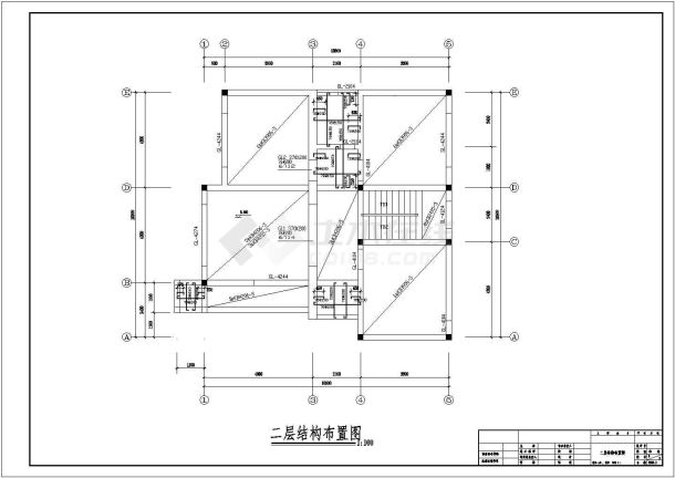 某地小住宅的全套建筑设计施工详图-图二