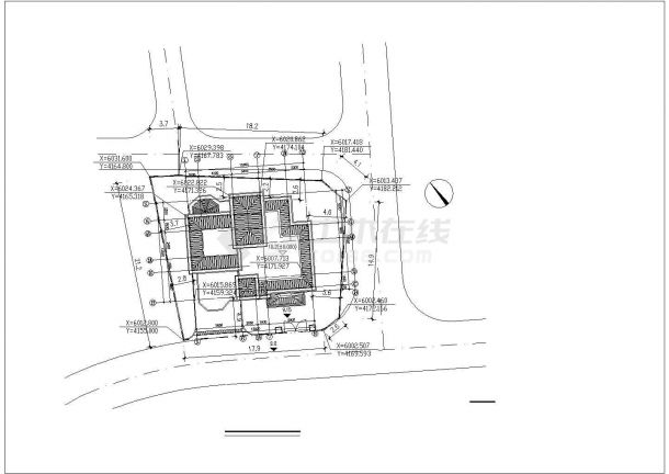 某一套高级独栋别墅全套施工CAD参考图-图一