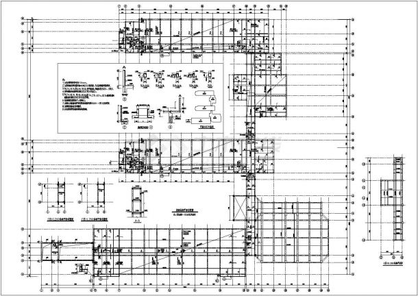 某地区某小学大楼结构施工图（共12张）-图二