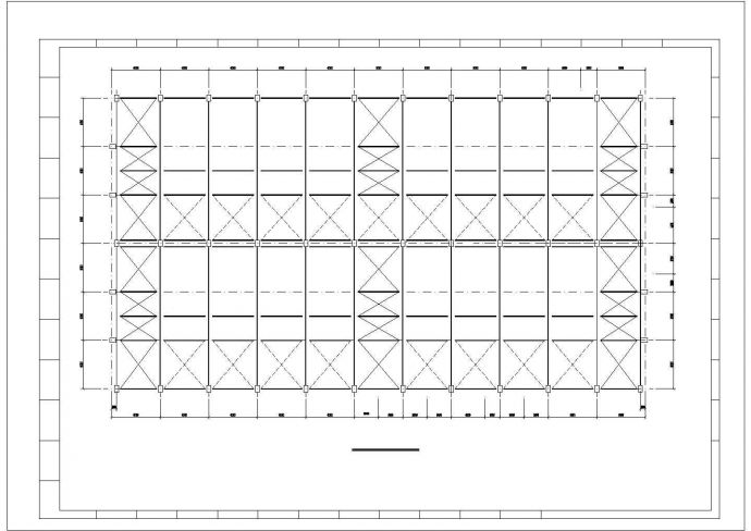 18米跨单层钢结构排架厂房结构施工图(含建施)_图1