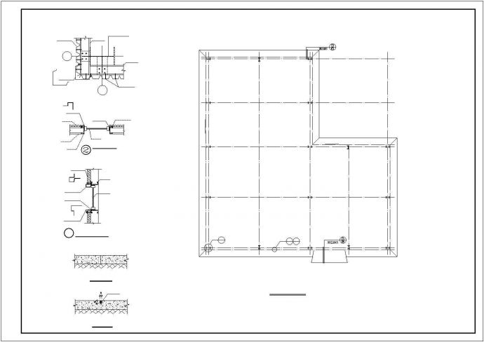 钢结构厂房结构施工图（15米跨含建筑施工图）_图1