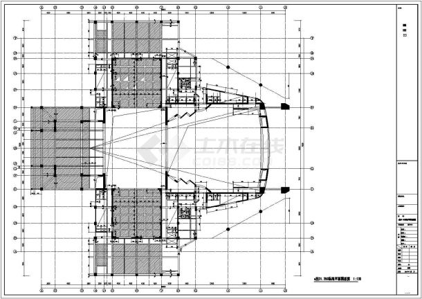 钢桁架结构大剧院结构施工图（甲级院）-图二