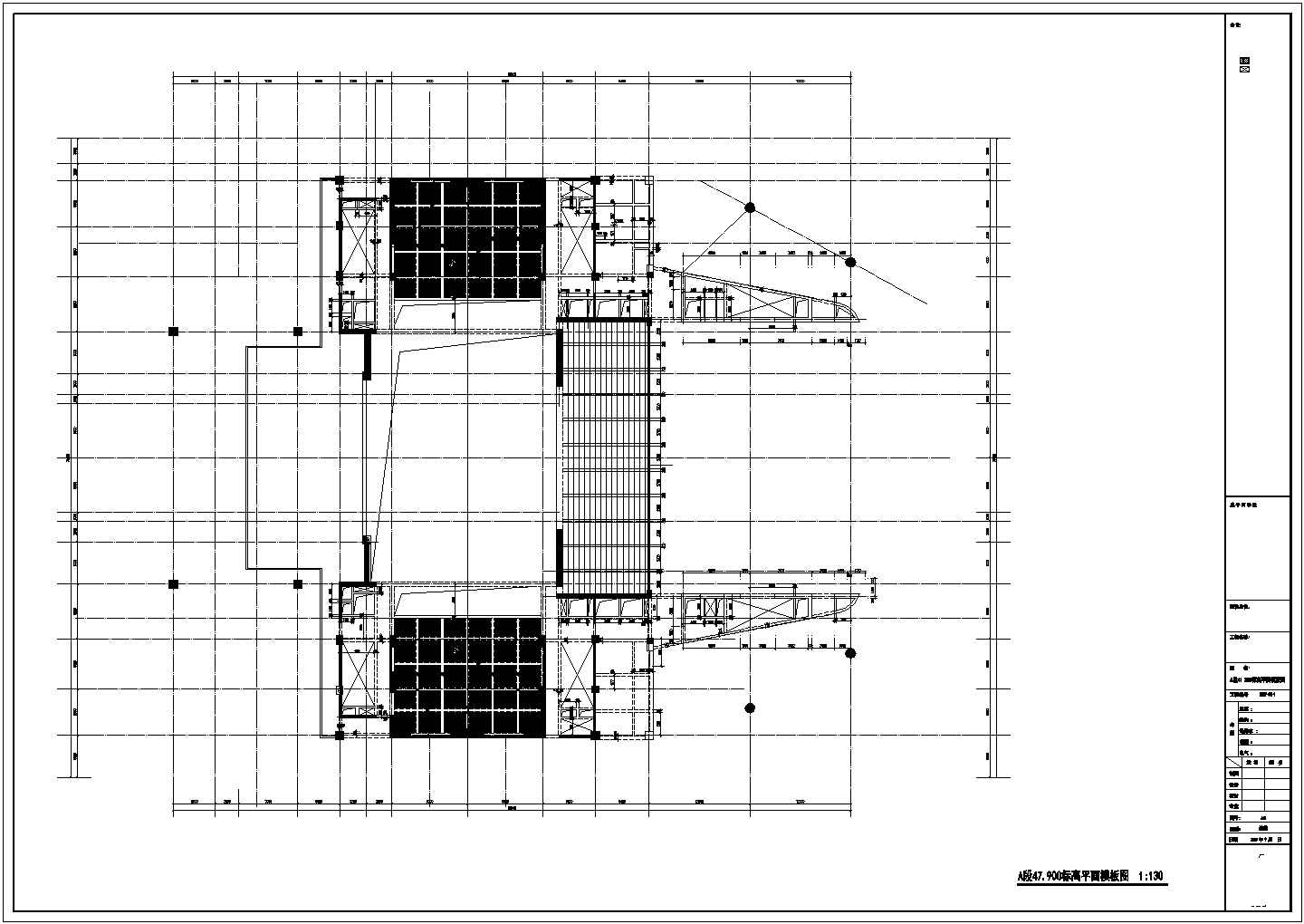 钢桁架结构大剧院结构施工图（甲级院）