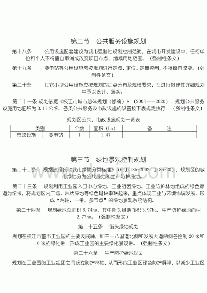 枝江市董市工业园控制性详细规划文本(枝江规划区范围内_图1