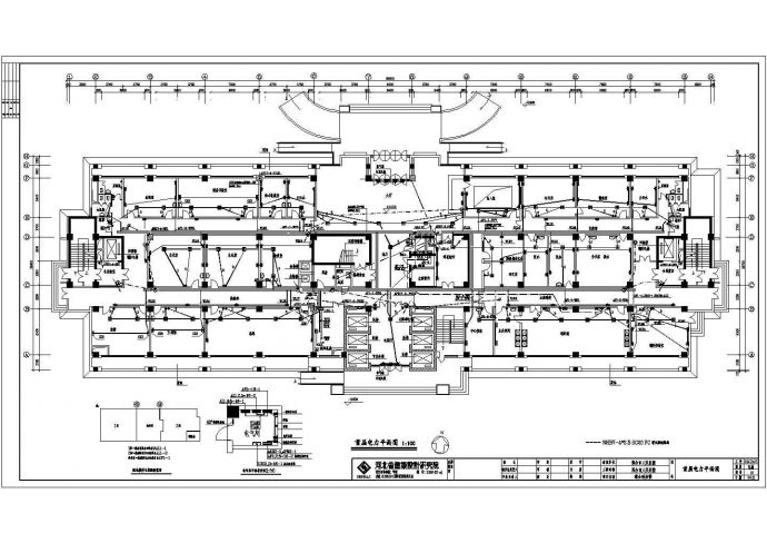 某地大型医院电气设计CAD图_图1