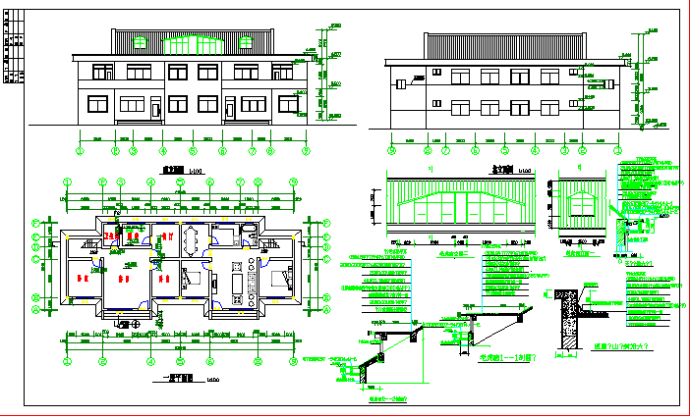 农村住宅全套建筑结构设计CAD施工图_图1