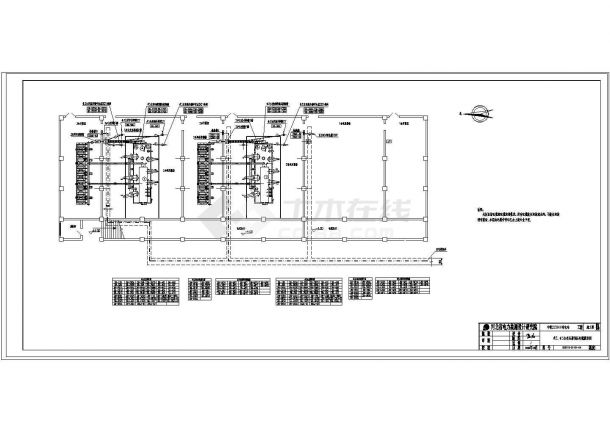 220KV变电站铺设cad电气施工设计图-图一