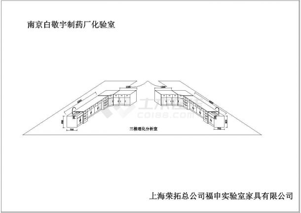 白敬宇制药厂实验室建筑施工图（共7张）-图一