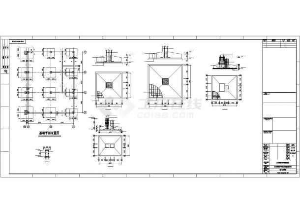 门式刚架结构压力容器生产车间及气瓶检验车间结构施工图（含建筑图）-图一