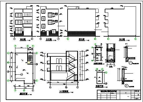 某地小型私人住宅建筑设计结构详细图_图1
