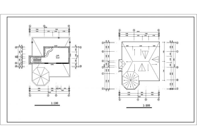 青岛市某大型高级会所建筑设计CAD布置图_图1