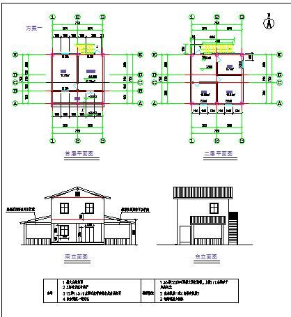 二层砖混结构私人住宅结构图纸（共10张）-图一