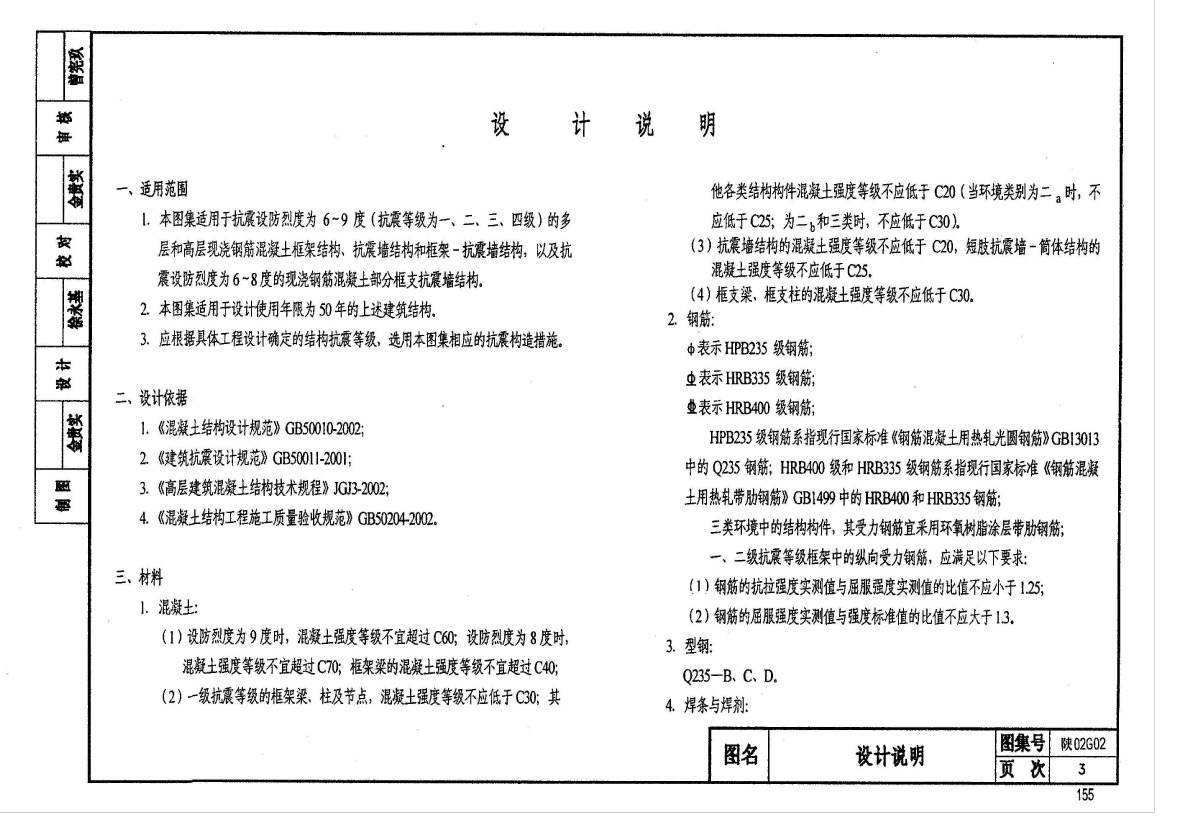 陕02G02混凝土钢筋结构构造-地方建筑标准设计图集规范-图一