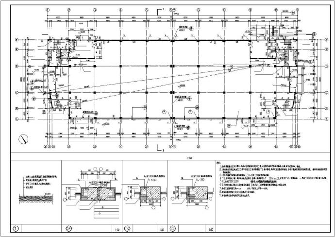 某工业区中标厂房建筑设计全套图纸_图1