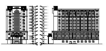某地大型酒店的详细设计施工图（共11张）-图二