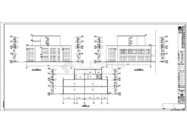 百树花园东港商场2#楼建筑设计施工图-图二