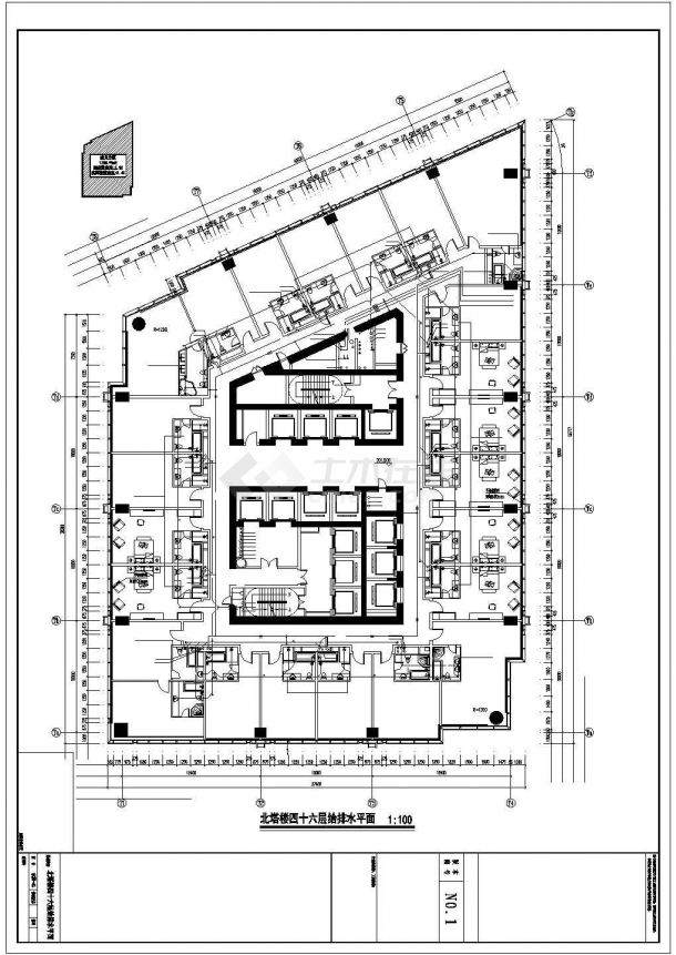 [江苏]67层商业楼给排水施工图（气体灭火系统）-图二