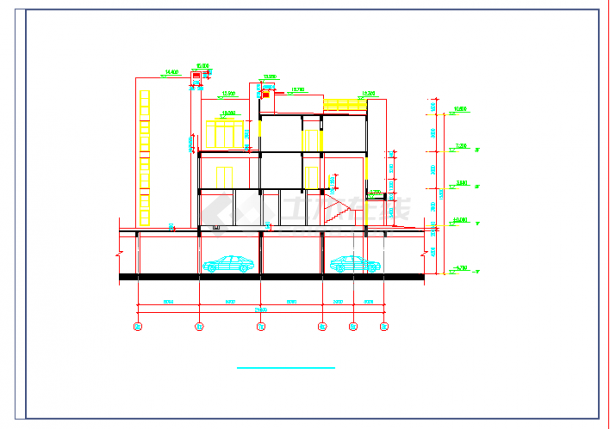 幼儿园全套建筑施工设计CAD图纸-图一