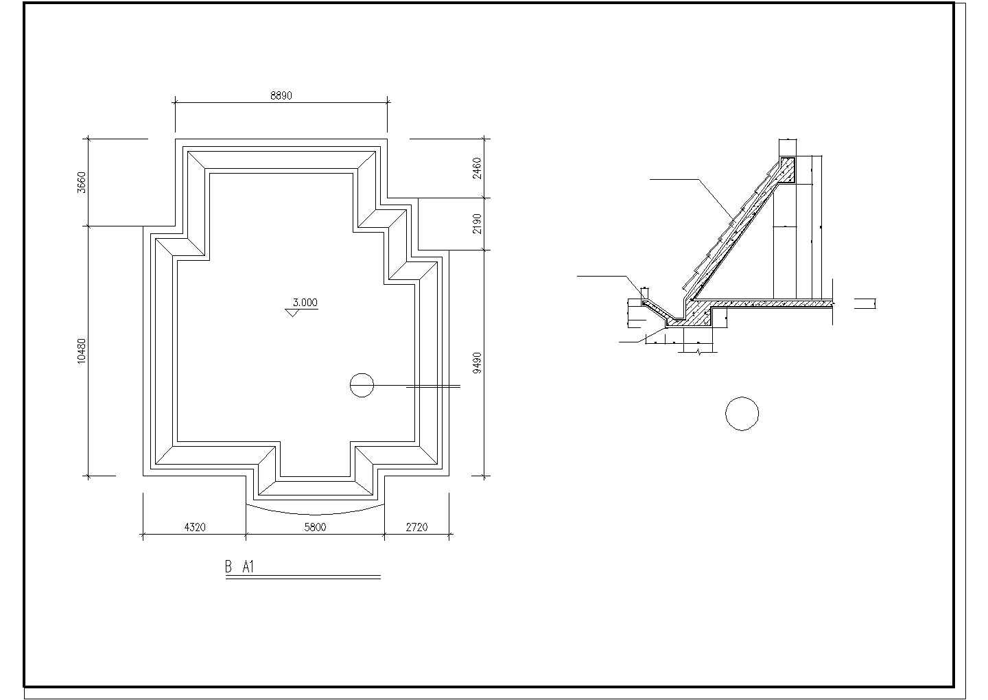 某经典别墅建筑CAD布置图