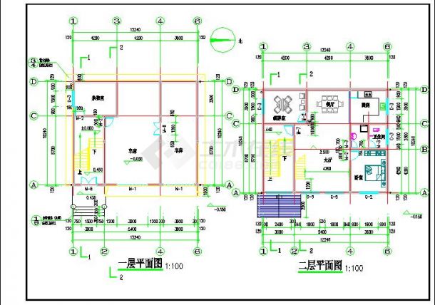 【江苏】某地3层砖混私房结构设计施工图-图二