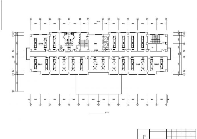 山东市某大型办公楼空调设计CAD布置图_图1
